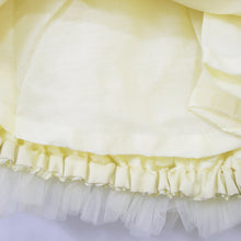 Load image into Gallery viewer, Yellow Ruffled Party Dress With Booties &amp; Headband
