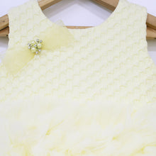 Load image into Gallery viewer, Yellow Ruffled Party Dress With Booties &amp; Headband
