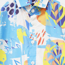 Load image into Gallery viewer, Blue Abstract Printed Shirt
