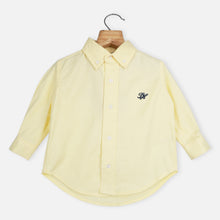 Load image into Gallery viewer, Yellow Full Sleeves Cotton Shirt
