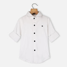 Load image into Gallery viewer, Plain White Full Sleeves Shirt
