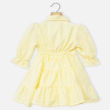 Load image into Gallery viewer, Green &amp; Yellow Checked Dress With Bloomer
