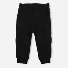 Load image into Gallery viewer, Elasticated Waist Cargo Pants-Black, Blue &amp; Grey
