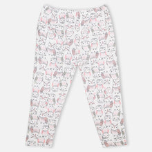 Load image into Gallery viewer, White Owl Printed Leggings
