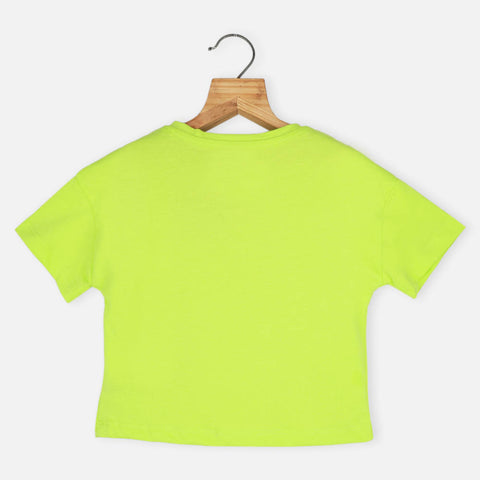 Green Graphic Printed T-Shirt