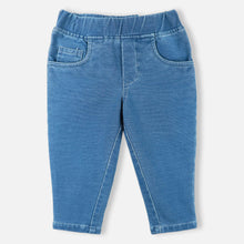 Load image into Gallery viewer, Blue Denim Elasticated Waist Pants
