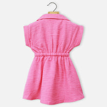 Load image into Gallery viewer, Pink Embellished Pocket Dress
