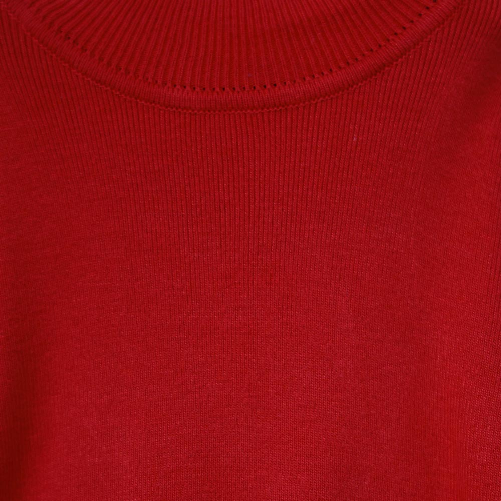 Red & Black Full Sleeves Sweater