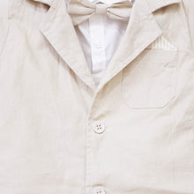 Load image into Gallery viewer, Beige Blazer With White Shirt &amp; Beige Pants
