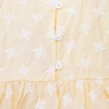 Load image into Gallery viewer, Yellow &amp; Peach Embroidered Top With Palazzo Pant
