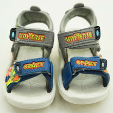Load image into Gallery viewer, Grey Space Theme Velcro Strap Sandals
