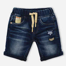 Load image into Gallery viewer, Blue Denim Bermuda Shorts
