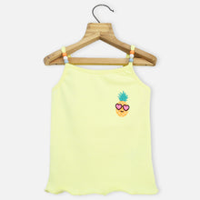 Load image into Gallery viewer, Yellow &amp; Pink Sleevless Tank Top
