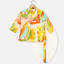 Load image into Gallery viewer, Abstract Printed Kurta With Dhoti
