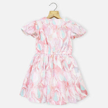 Load image into Gallery viewer, Pink Embroidered Short Sleeves Cotton Dress
