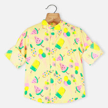 Load image into Gallery viewer, Yellow Popsicle Full Sleeves Shirt
