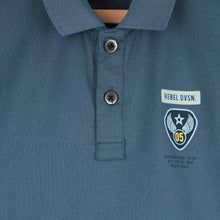 Load image into Gallery viewer, Steel Blue Polo T-Shirt
