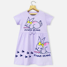 Load image into Gallery viewer, Bunny Embellished Short Sleeves Dress
