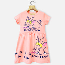 Load image into Gallery viewer, Bunny Embellished Short Sleeves Dress
