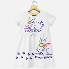 Load image into Gallery viewer, Bunny Embellished Short Sleeves Dress
