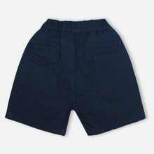 Load image into Gallery viewer, Navy Blue Elasticated Waist Shorts
