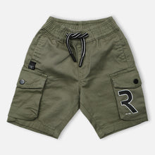 Load image into Gallery viewer, Black &amp; Green Cargo Shorts
