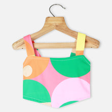 Load image into Gallery viewer, Colorful Abstract Printed Sleeveless Crop Top
