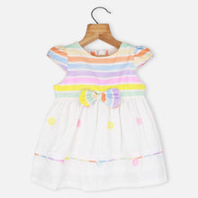 Load image into Gallery viewer, White Striped Cotton Dress
