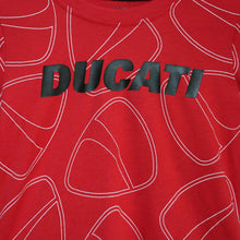 Load image into Gallery viewer, Red Printed Half Sleeves Round Neck T-Shirt
