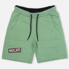 Load image into Gallery viewer, Green Elasticated Waistband Shorts
