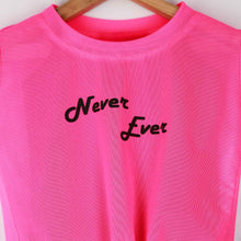 Load image into Gallery viewer, Neon Pink Tie Knot Crop Top With Black Inner &amp; Shorts
