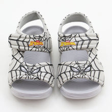 Load image into Gallery viewer, Grey Spider Theme Velcro Closure Sandals
