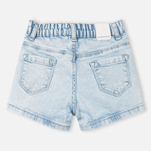 Load image into Gallery viewer, Blue Stone Wash Denim Shorts
