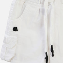 Load image into Gallery viewer, White Elasticated Cotton Shorts
