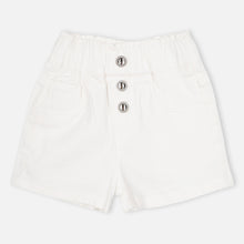 Load image into Gallery viewer, White Elasticated Waist Shorts
