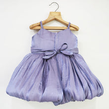 Load image into Gallery viewer, Lavender &amp; Purple Flower Embellished Dress With Booties &amp; Headband
