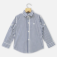 Load image into Gallery viewer, White Striped Printed Shirt
