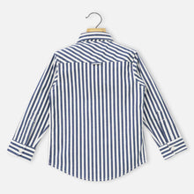 Load image into Gallery viewer, White Striped Printed Shirt
