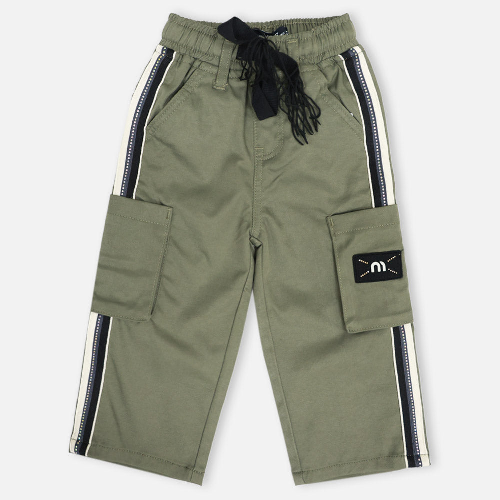 Green Side Striped Pant