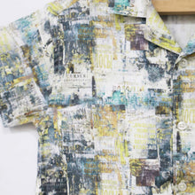 Load image into Gallery viewer, Grey Abstract Printed Shirt With Shorts Co-Ord Set
