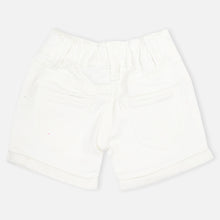 Load image into Gallery viewer, White Painted Denim Shorts
