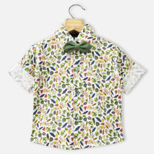 Load image into Gallery viewer, Green Waistcoat With Tropical Shirt &amp; Pant
