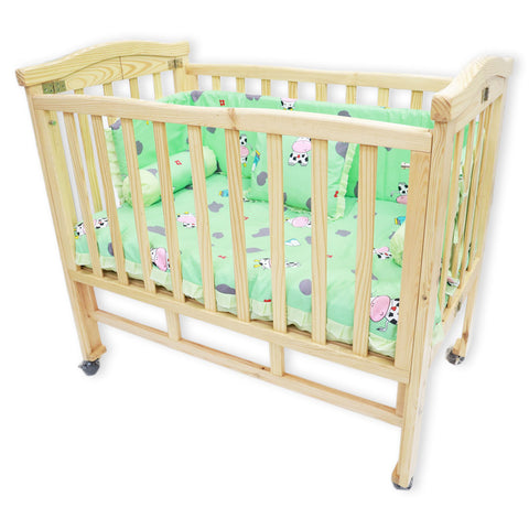 Foldable Wooden Baby Cot/Crib