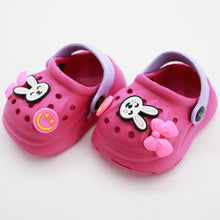 Load image into Gallery viewer, Pink  Bunny Applique Clogs
