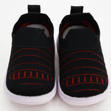 Load image into Gallery viewer, Black Mesh Slip-On Sneakers With Chu Chu Music Sound
