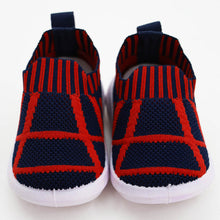 Load image into Gallery viewer, Blue &amp; Pink Mesh Slip-On Sneakers With Chu Chu Music Sound
