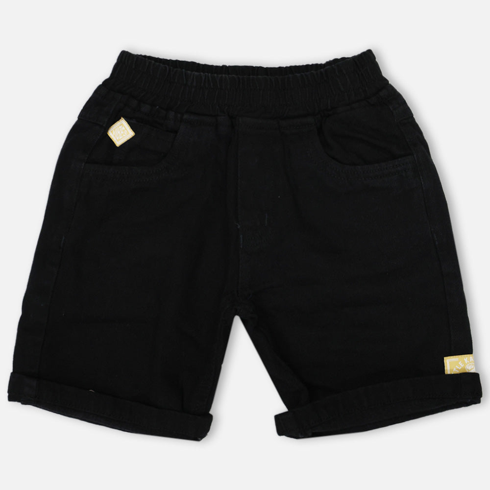 Denim Elasticated Waistband Shorts