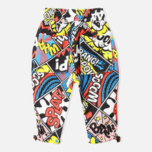 Load image into Gallery viewer, Multi Color Text Bubble Printed Joggers
