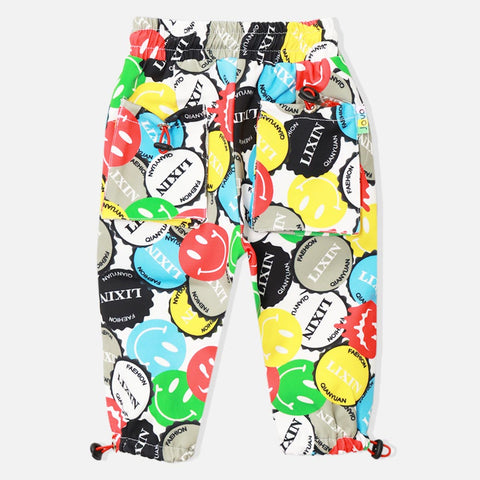 Colorful Graphic Printed Joggers