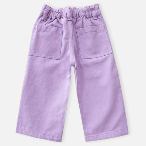 Lilac Wide Leg Jeans